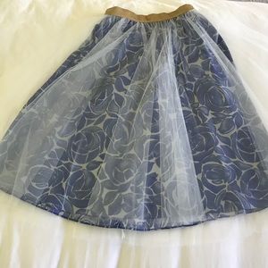 Alexandra Grecco Anthropologie tulle skirt, Sz 8